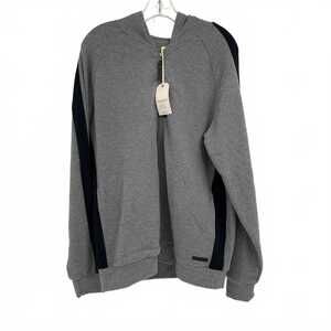 Civil Society Gray Full Zip Hoodie | Women’s M Cotton Blend